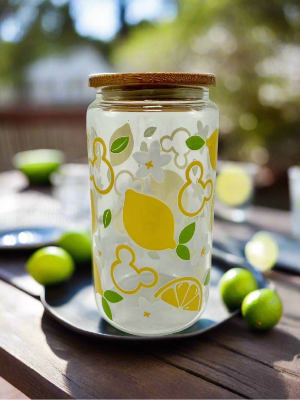 ☁️ HANDCRAFTED BY MINTCLOUDNINE - CAN GLASS CUP - LEMONADE MOUSE 🍋